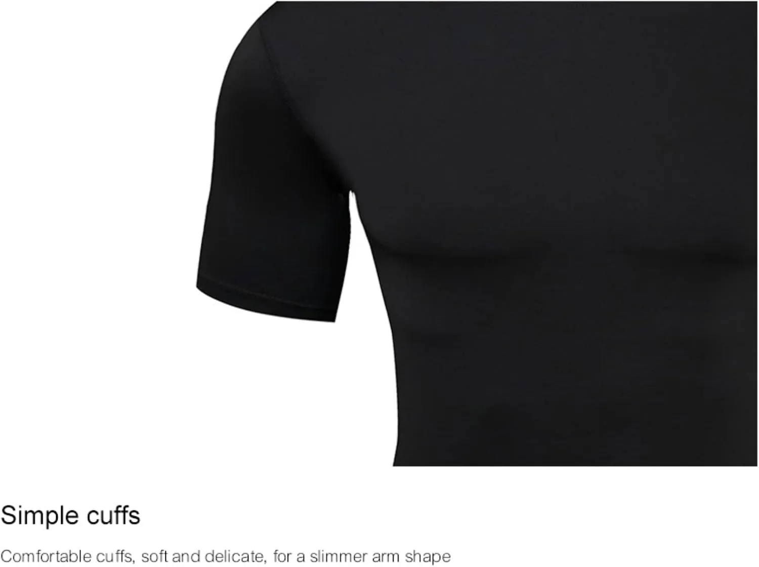 2 or 3 Pack Men's Compression Shirts Short Sleeve Workout T-Shirt Quick Dry Undershirts Athletic Baselayer Tank Top