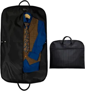 39In Suit Bags, Garment Bags for Hanging Clothes with Zipper, 2 Pack, Dustproof, Suitable for Business Trips, Work, Travel(Blue)