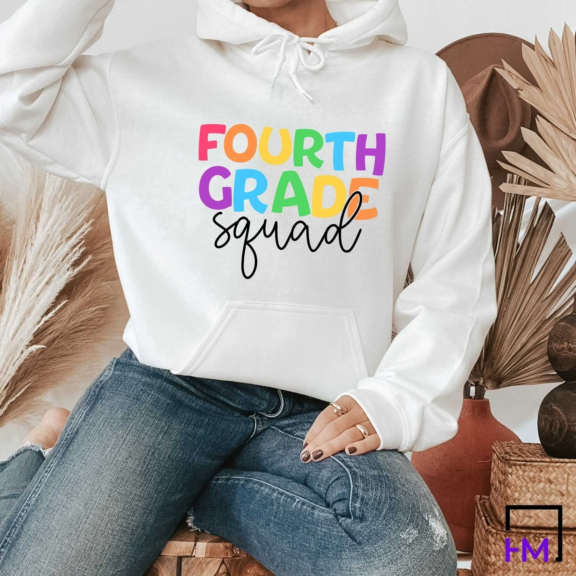 4th Grade Squad Teacher Shirt, Great for New Teacher, Teacher Teams & Appreciation Gifts