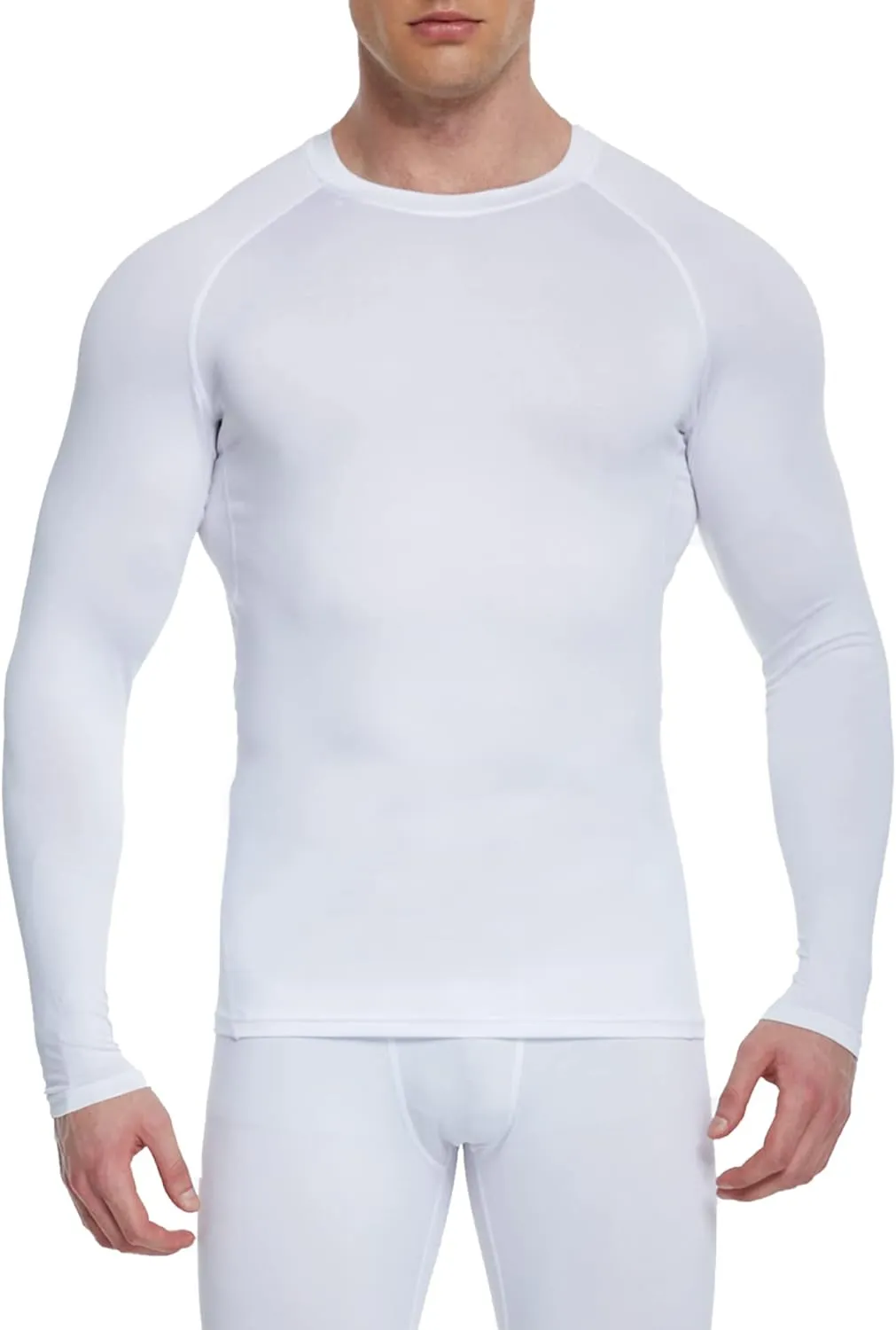 5 or 4 Pack Men's Compression Shirts Long Sleeve UPF SPF Rash Guard Workout Base Layer Undershirt Gear