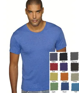 672C Melange Men's Crew Neck Tee Shirt