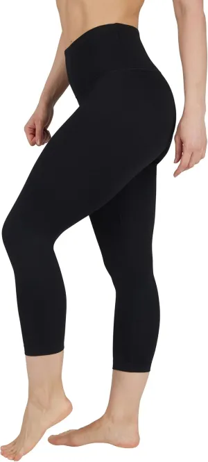 90 Degree By Reflex Womens High Waisted Leggings Capri Workout Yoga Pants