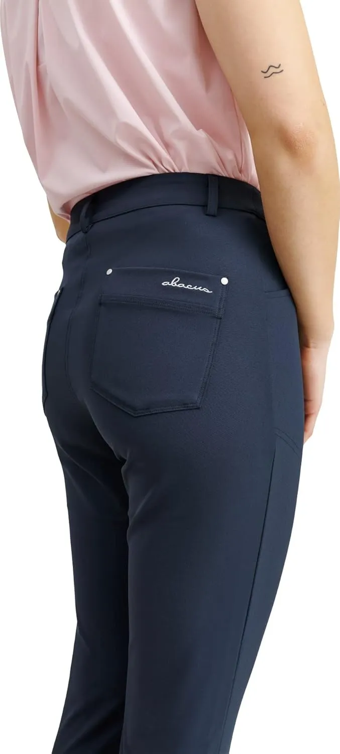 ABACUS Sportswear 4-Way Stretch Breathable Drycool Wicking Women Elite Golf 7/8 Trousers