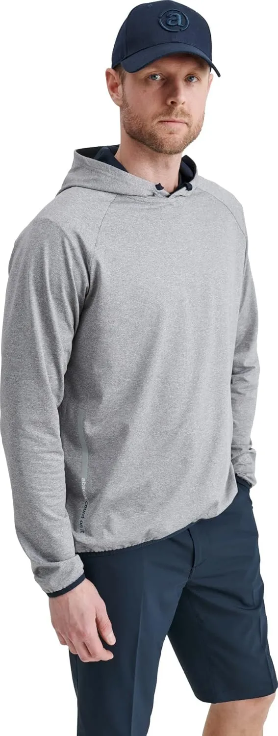 ABACUS Sportswear Stretchable Breathable Wicking Drycool Long Sleeves Men Loop Golf Active Leasure Hoodie