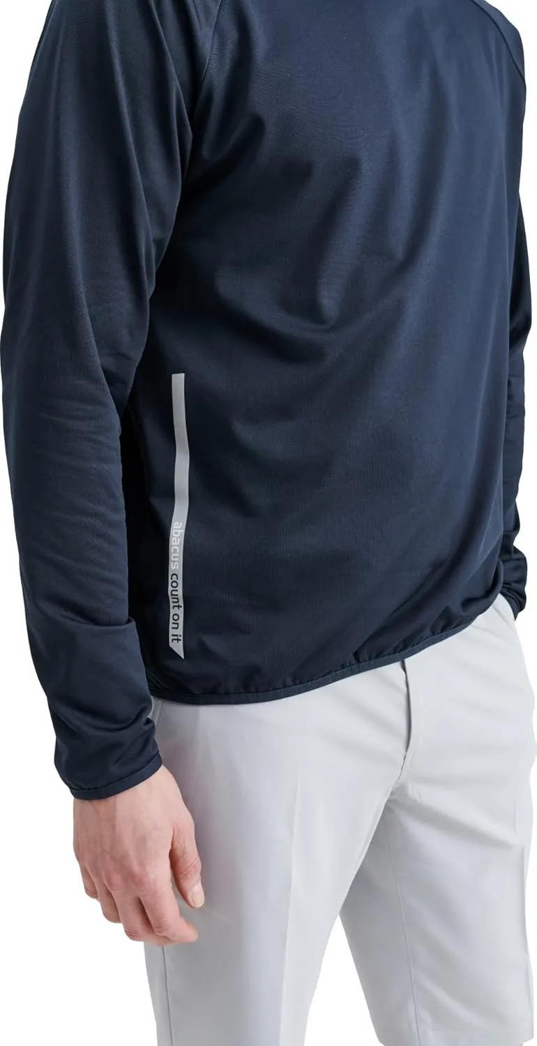ABACUS Sportswear Stretchable Breathable Wicking Drycool Long Sleeves Men Loop Golf Active Leasure Hoodie
