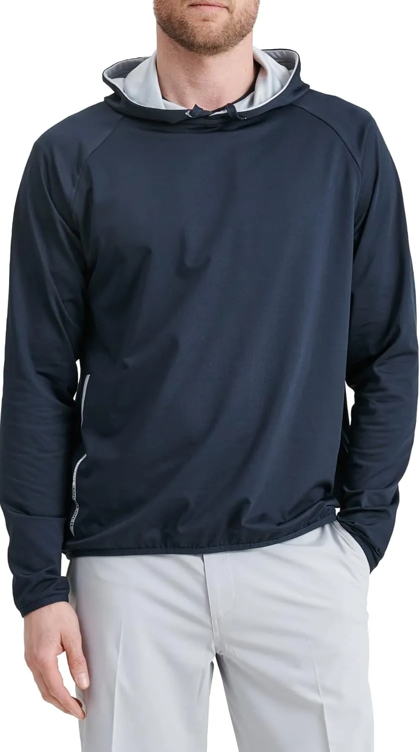 ABACUS Sportswear Stretchable Breathable Wicking Drycool Long Sleeves Men Loop Golf Active Leasure Hoodie