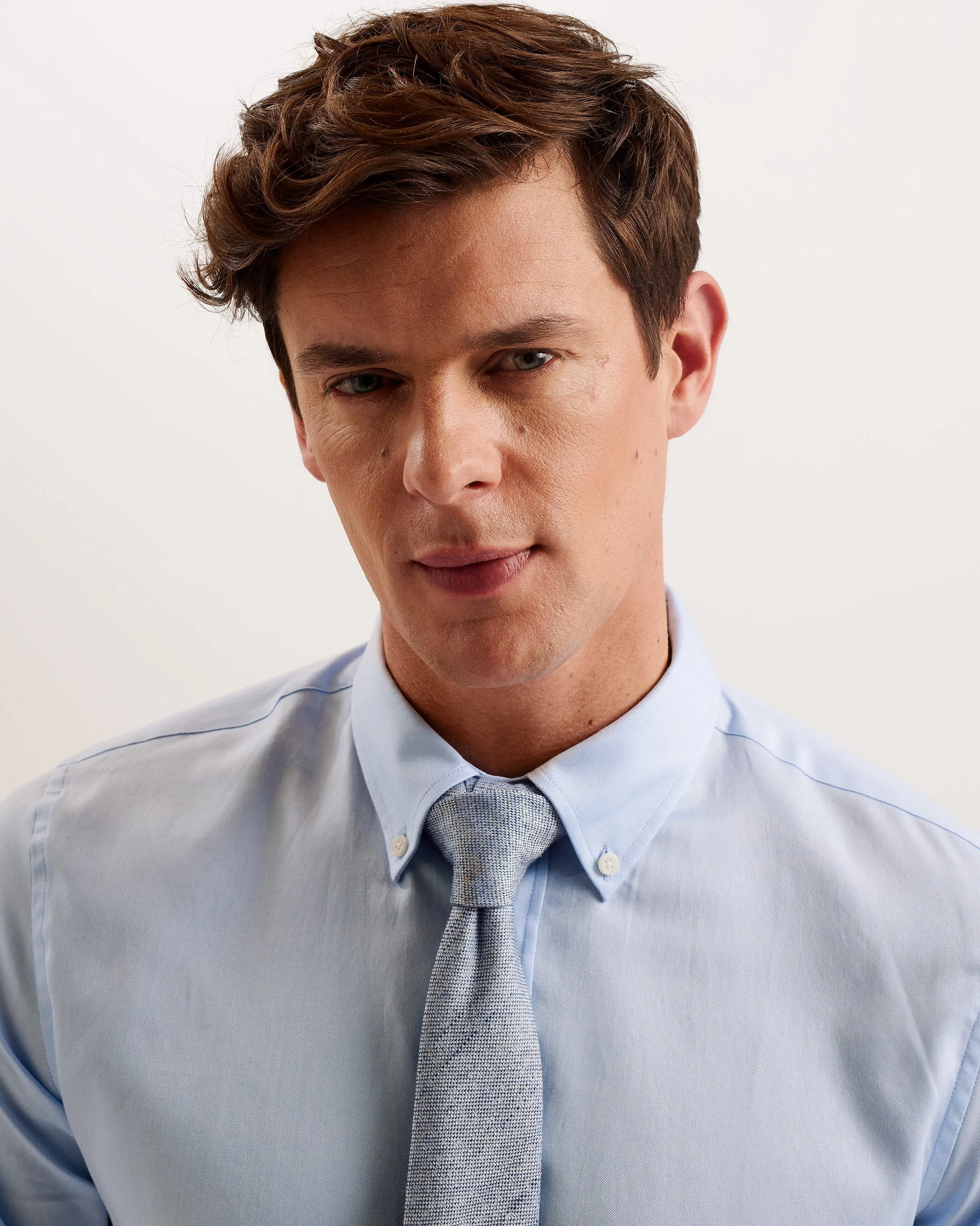 Allardo Long Sleeve Regular Premium Oxford Shirt Lt-Blue