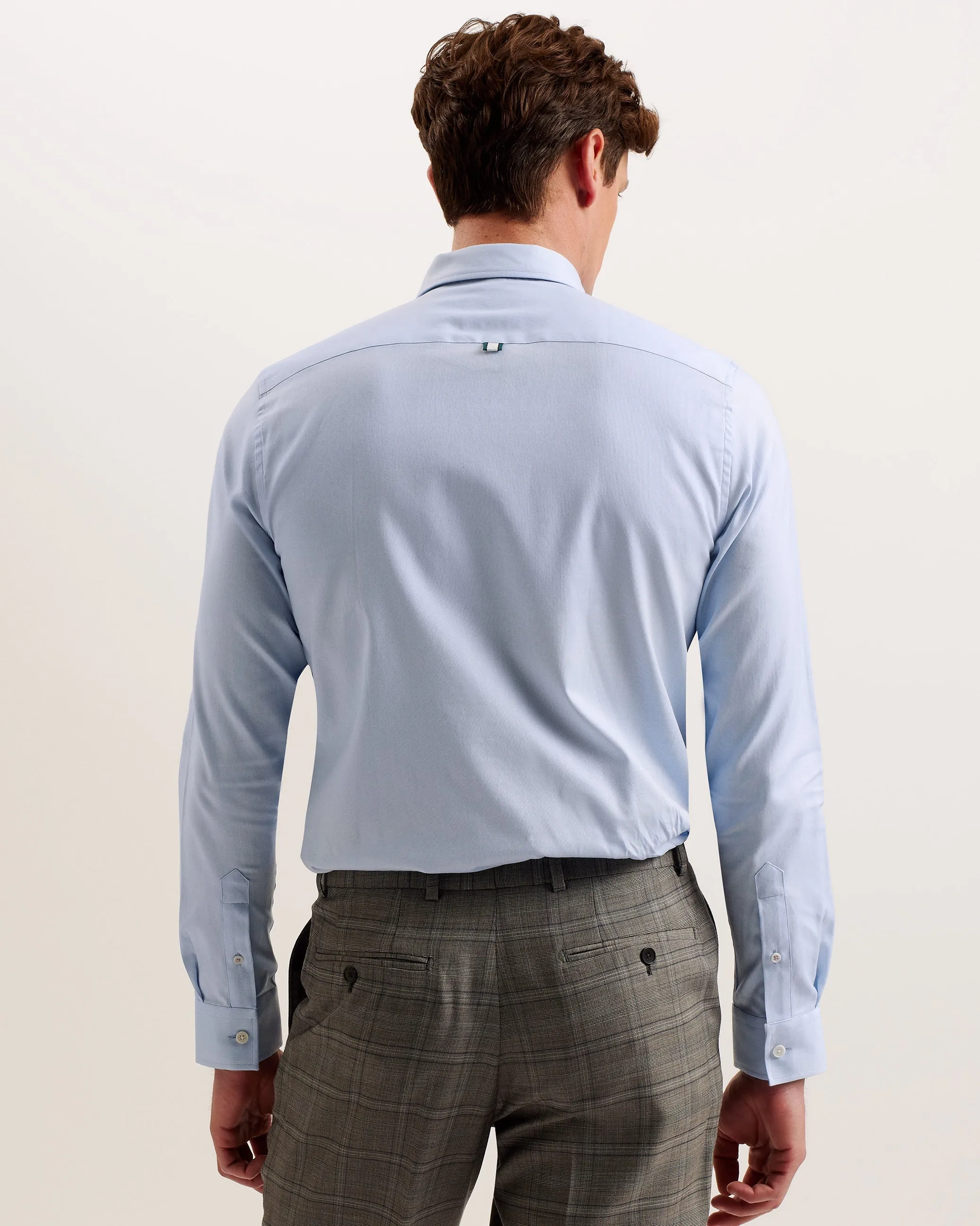 Allardo Long Sleeve Regular Premium Oxford Shirt Lt-Blue