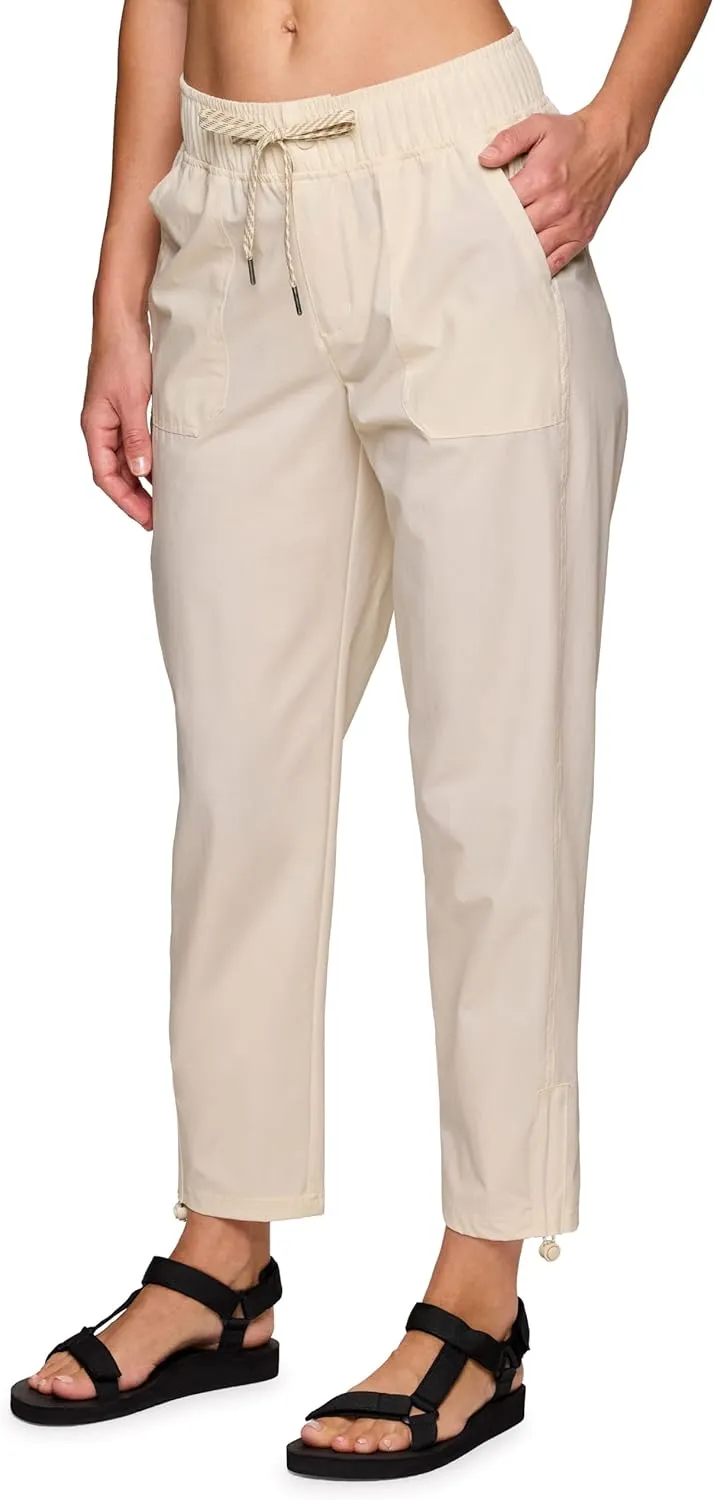Avalanche Women's Woven Ankle Pant Breathable Quick Drying Outdoors Hiking Pant with Pockets