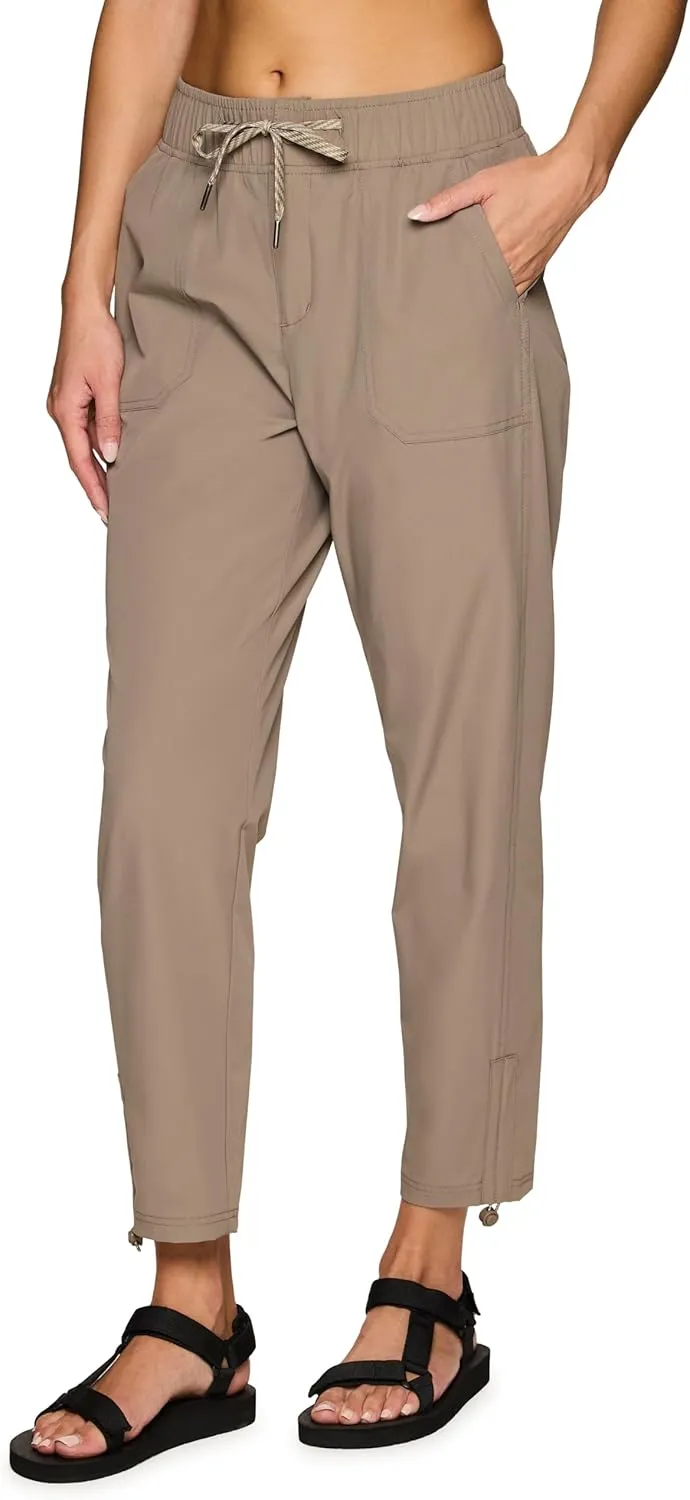 Avalanche Women's Woven Ankle Pant Breathable Quick Drying Outdoors Hiking Pant with Pockets