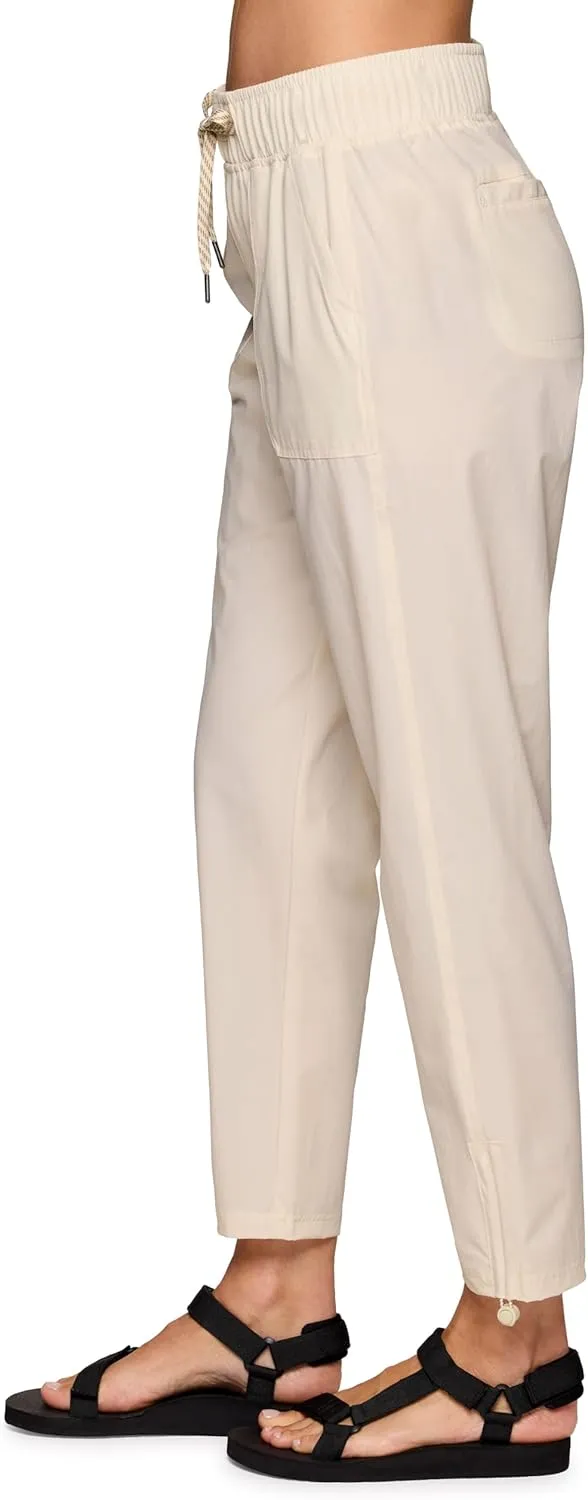 Avalanche Women's Woven Ankle Pant Breathable Quick Drying Outdoors Hiking Pant with Pockets