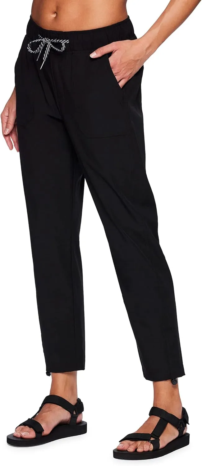 Avalanche Women's Woven Ankle Pant Breathable Quick Drying Outdoors Hiking Pant with Pockets