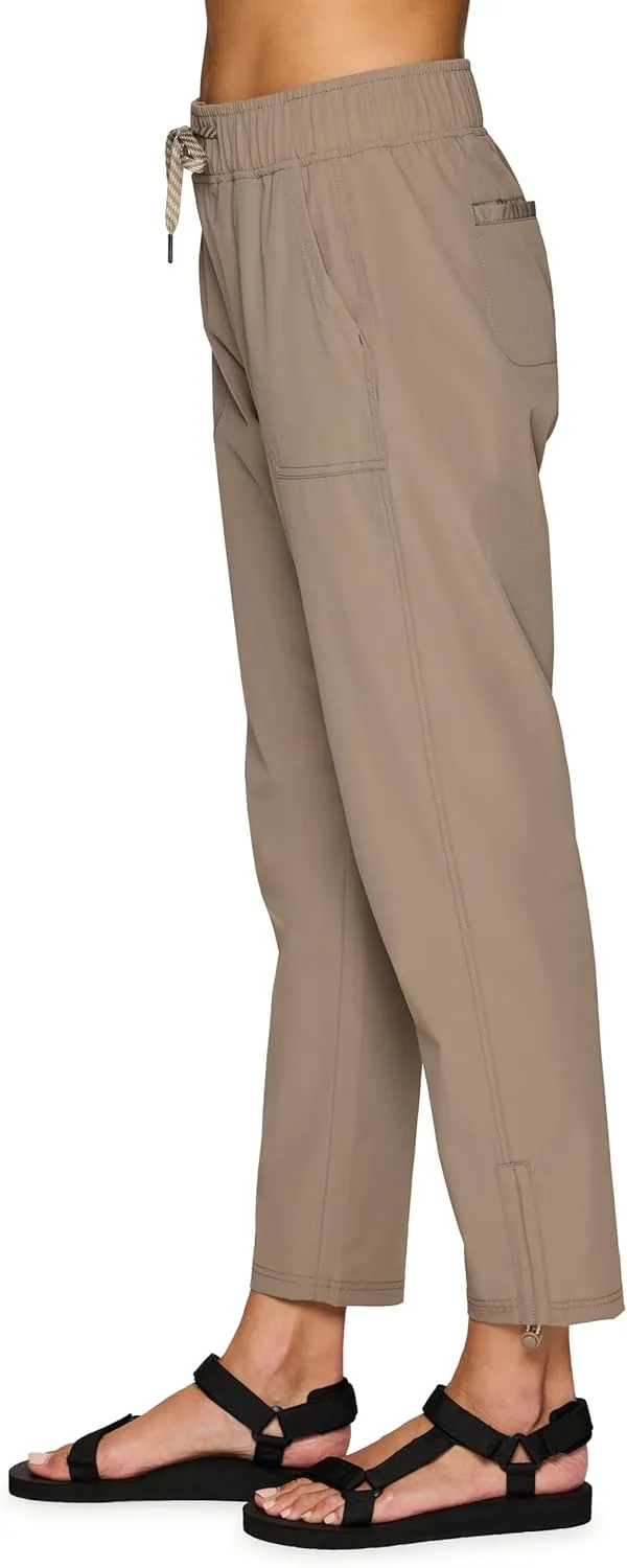 Avalanche Women's Woven Ankle Pant Breathable Quick Drying Outdoors Hiking Pant with Pockets