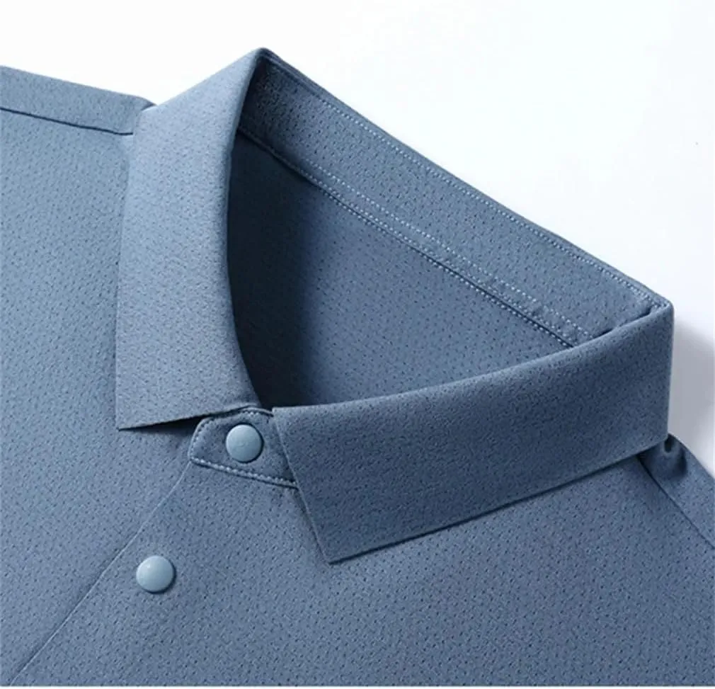 Azedssw Men's Polo Shirt for Summer Soft Breathable Fabric Quick Dry Golf Athletic T-Shirt