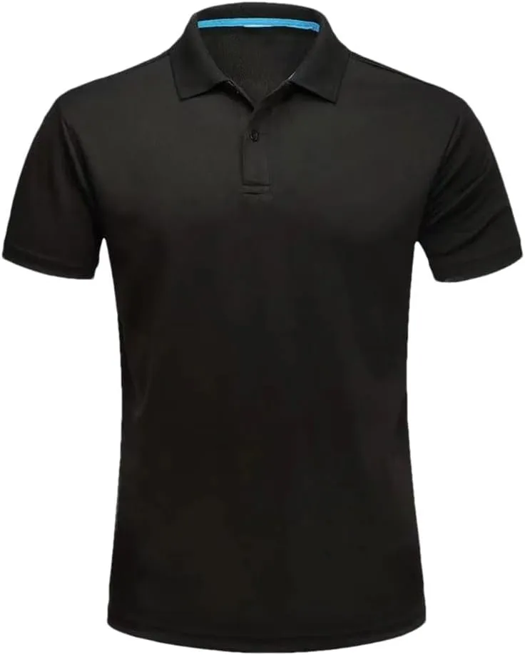 Azedssw Men's Quick-Dry Golf Polo Shirt Breathable Summer Performance T-Shirt for Athletic