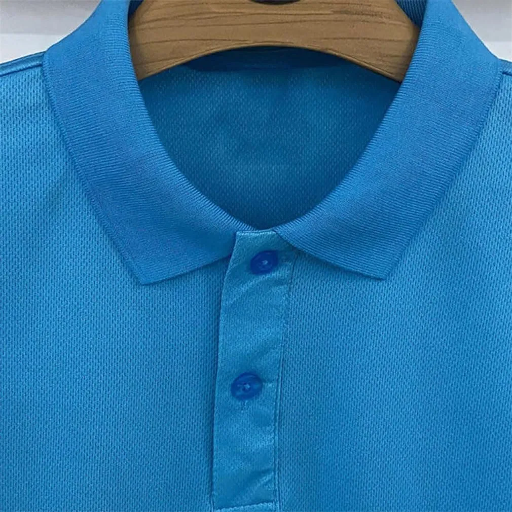 Azedssw Men's Quick-Dry Golf Polo Shirt Breathable Summer Performance T-Shirt for Athletic