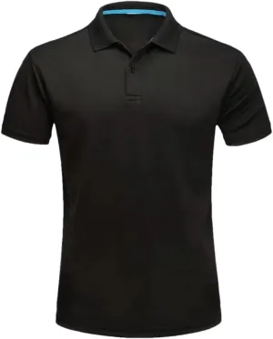 Azedssw Men's Quick-Dry Golf Polo Shirt Breathable Summer Performance T-Shirt for Athletic