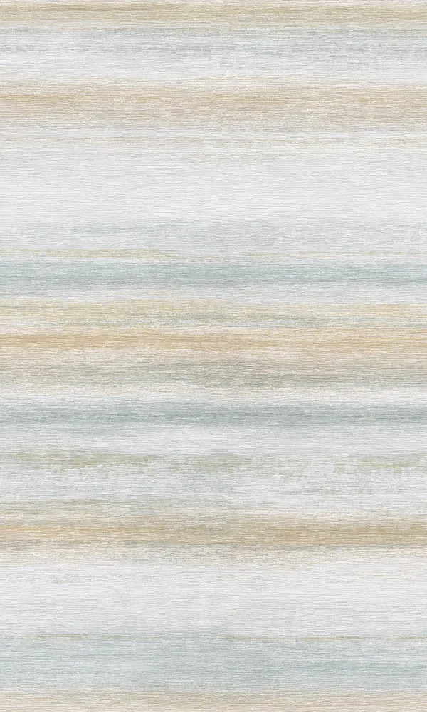 Baby Blue Painted Horizontal Stripe Wallpaper R6865