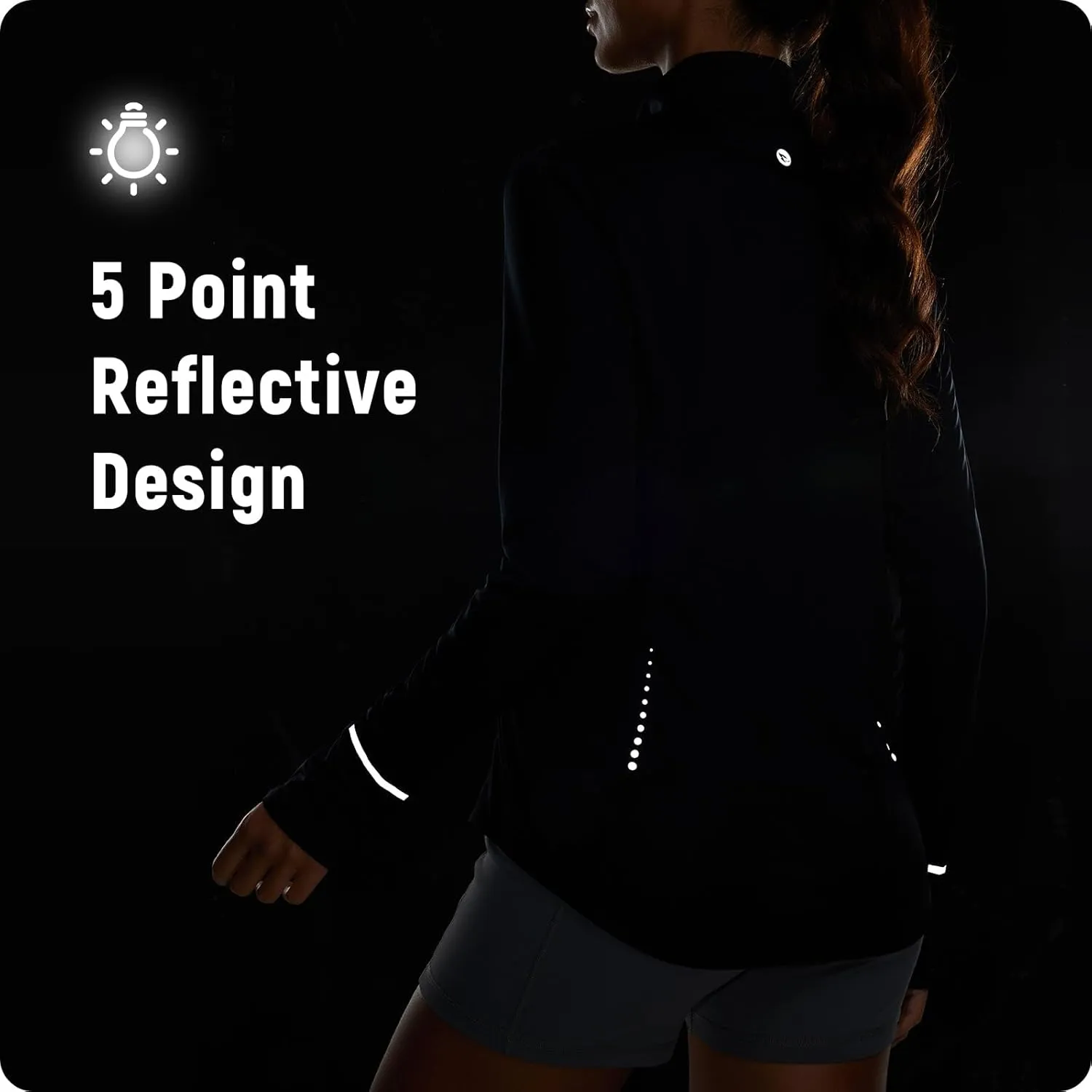 baleaf Women's Lightweight Running Jacket Sun Protection Athletic Full Zip Long Sleeve Shirts UPF 50  Pockets Cycling