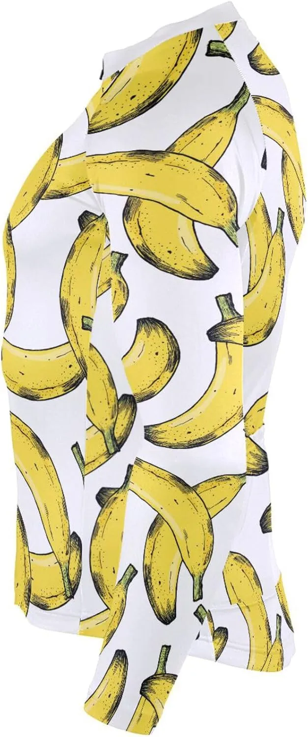 Banana Fruit Men's Cycling Jersey Moisture Wicking and Breathable Quick Dry with 3 Rear Pockets