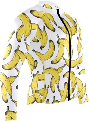 Banana Fruit Men's Cycling Jersey Moisture Wicking and Breathable Quick Dry with 3 Rear Pockets