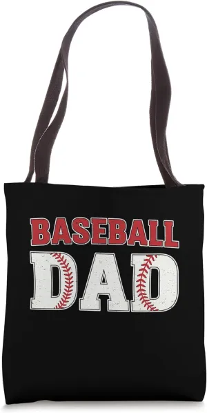 Baseball Dad Happy Fathers Day Shirts for Men Boys Kids Tote Bag