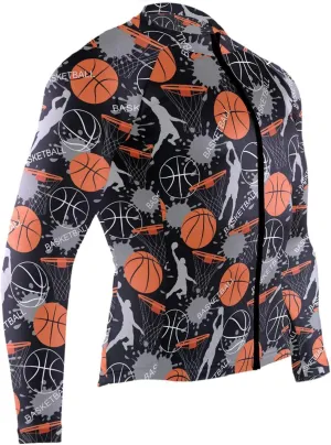 Basketball Sport Men's Cycling Jersey Moisture Wicking and Breathable Quick Dry with 3 Rear Pockets