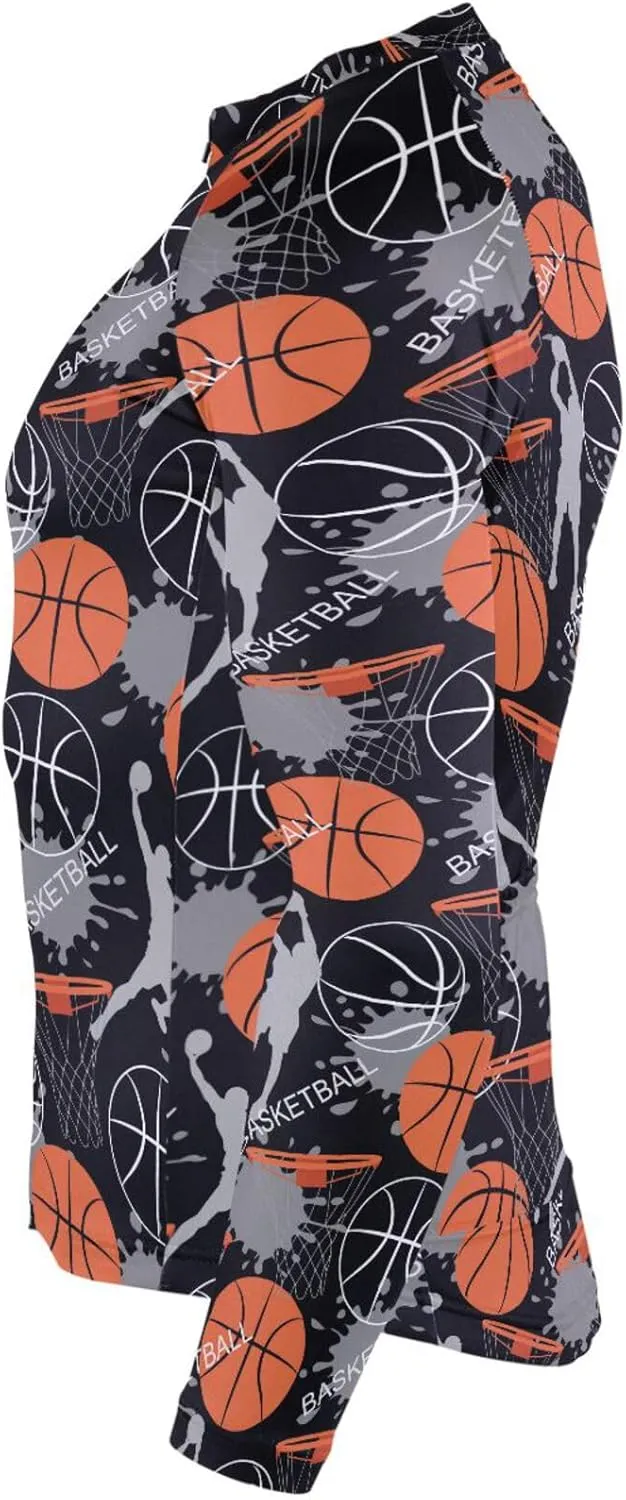 Basketball Sport Men's Cycling Jersey Moisture Wicking and Breathable Quick Dry with 3 Rear Pockets