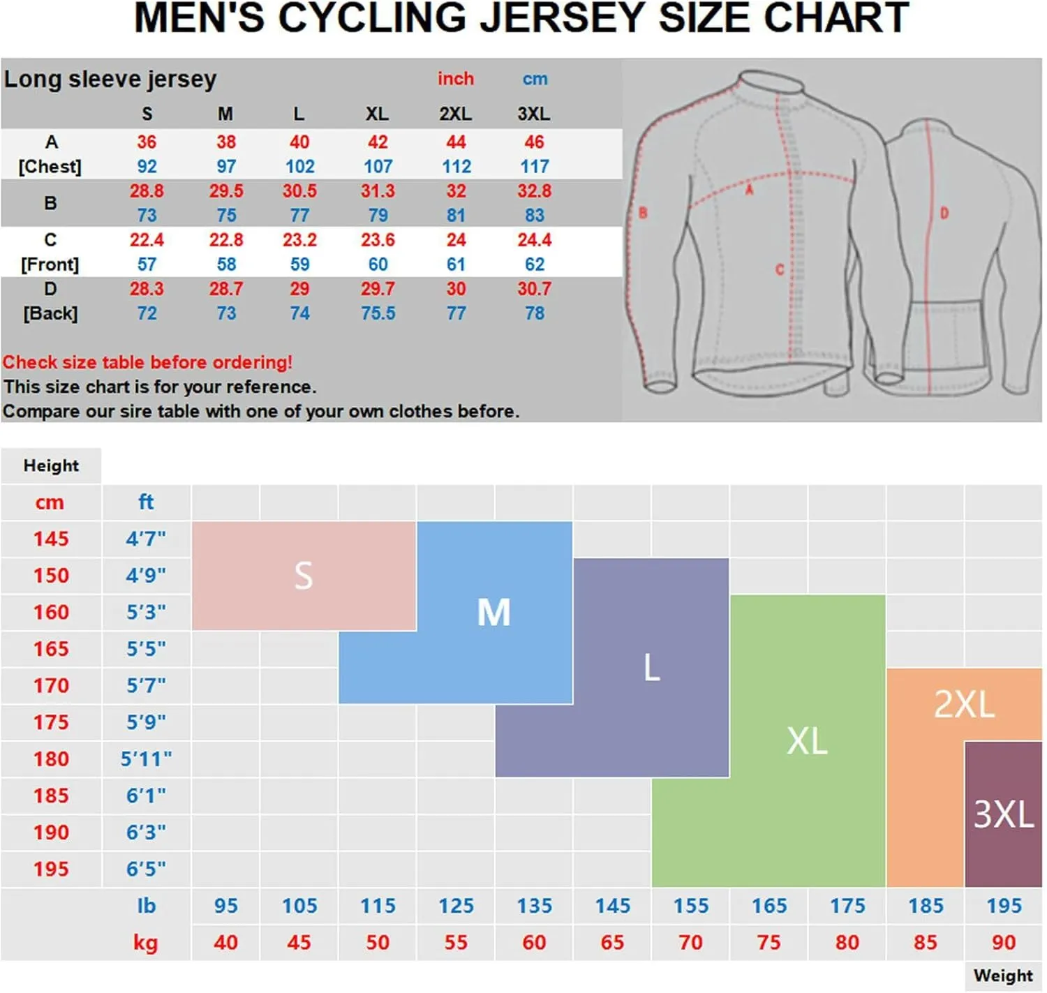 Bats Stars Moon Men's Cycling Jersey Moisture Wicking and Breathable Quick Dry with 3 Rear Pockets