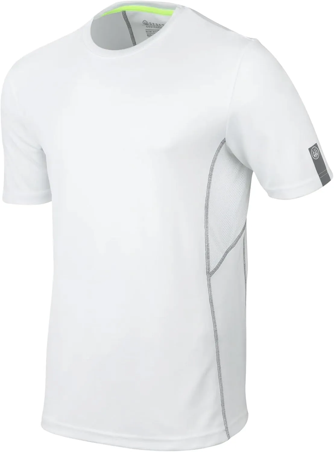 Beretta Men's Ice Power Lightweight Breathable Quick-Drying Straight Cut Short Sleeve Shooting T-Shirt