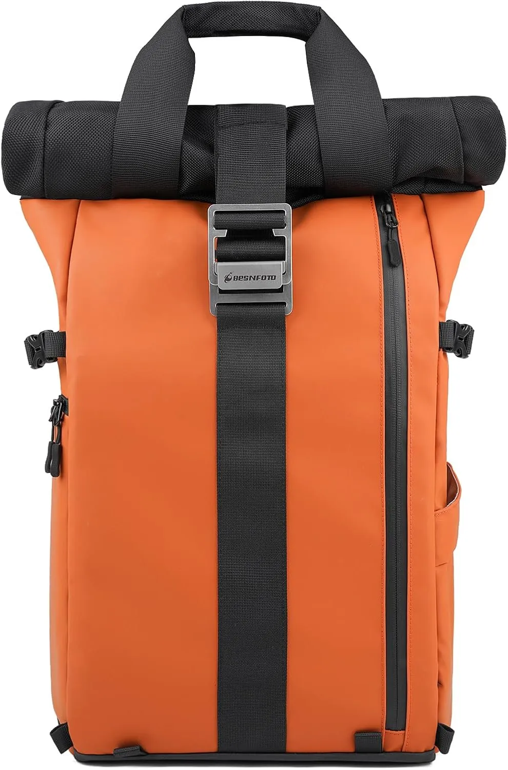 Besnfoto Camera Backpack Waterproof Camera Bag for Photographer DSLR SLR with Laptop Compartment Side Access Orange for Men and Women
