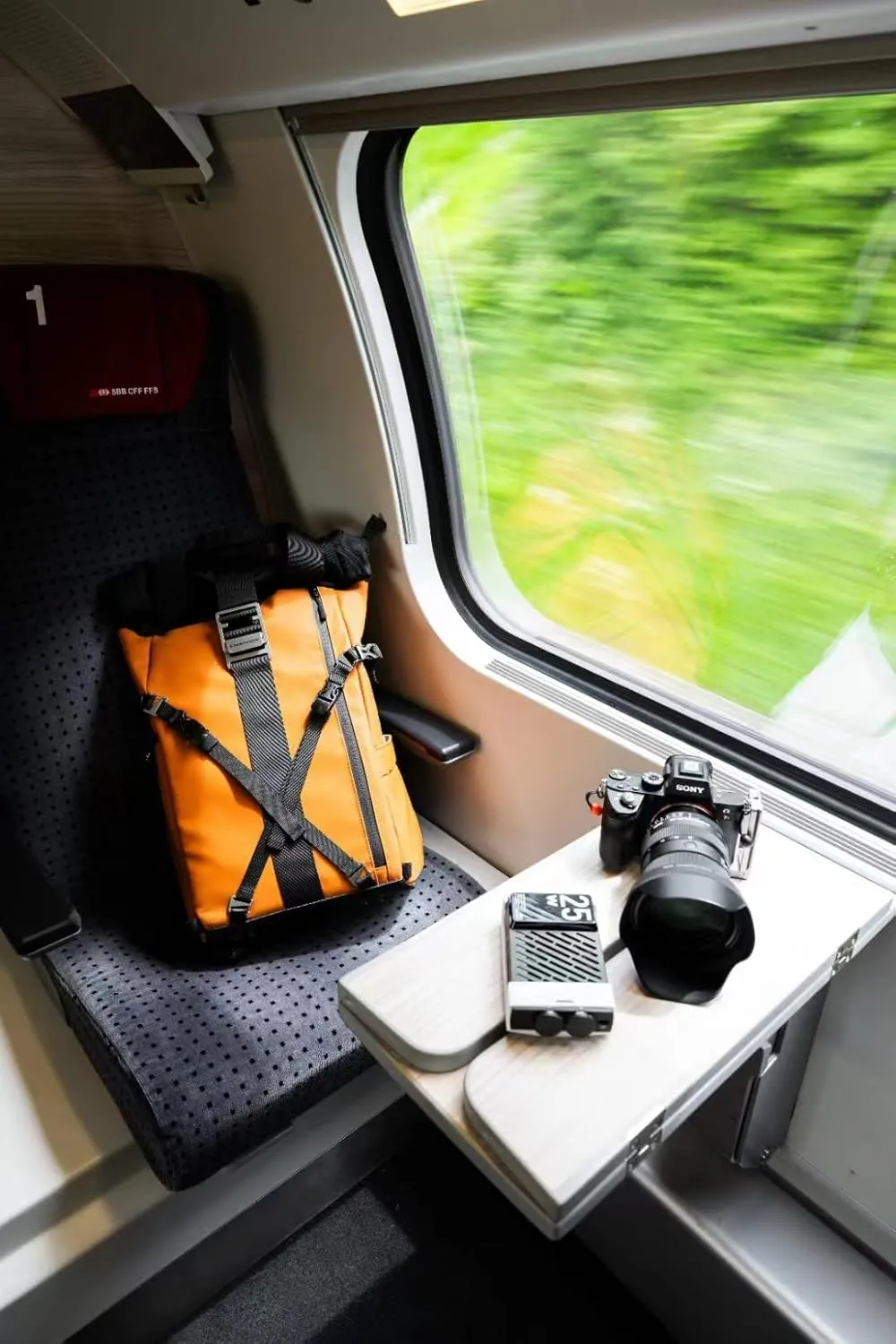 Besnfoto Camera Backpack Waterproof Camera Bag for Photographer DSLR SLR with Laptop Compartment Side Access Orange for Men and Women