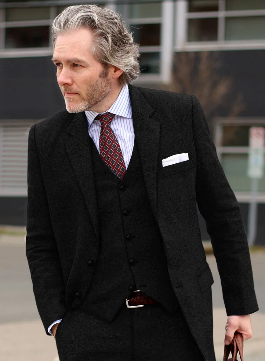Black Linen Suit