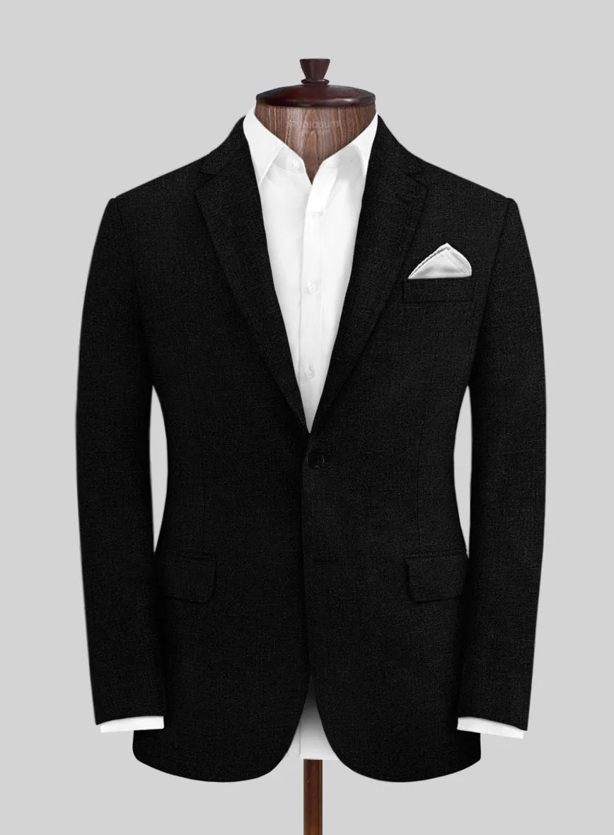 Black Linen Suit