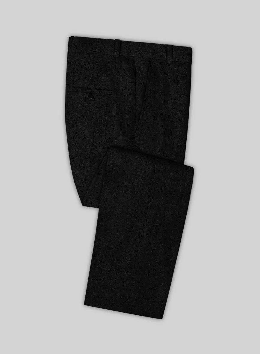 Black Linen Suit