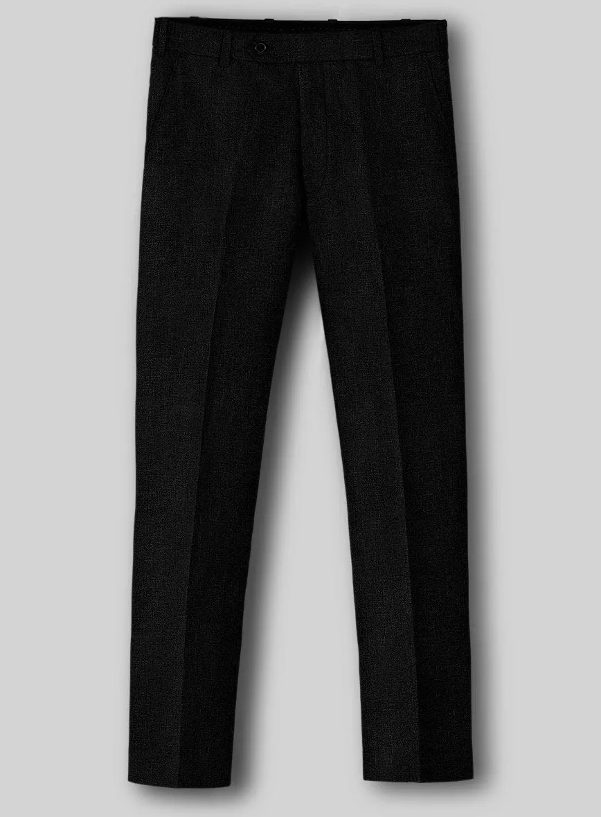 Black Linen Suit