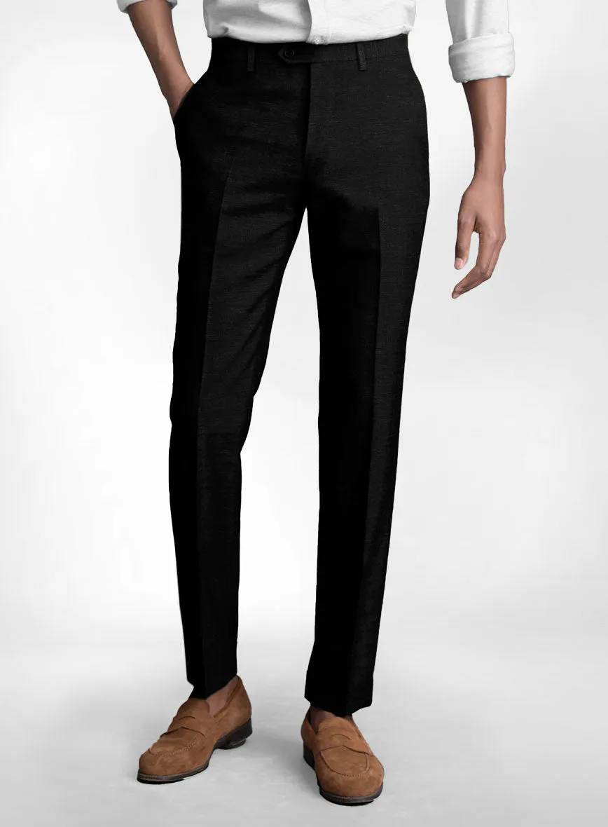 Black Linen Suit