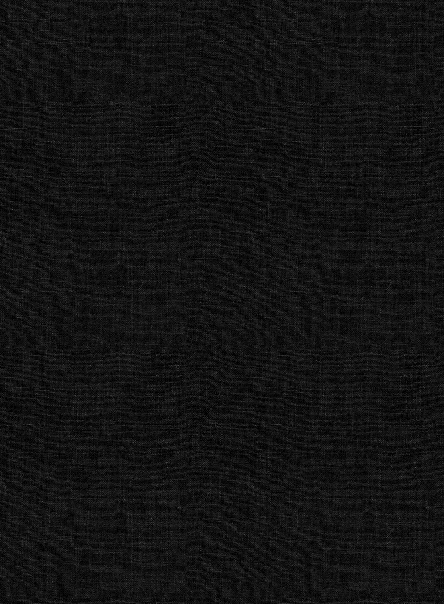 Black Linen Suit