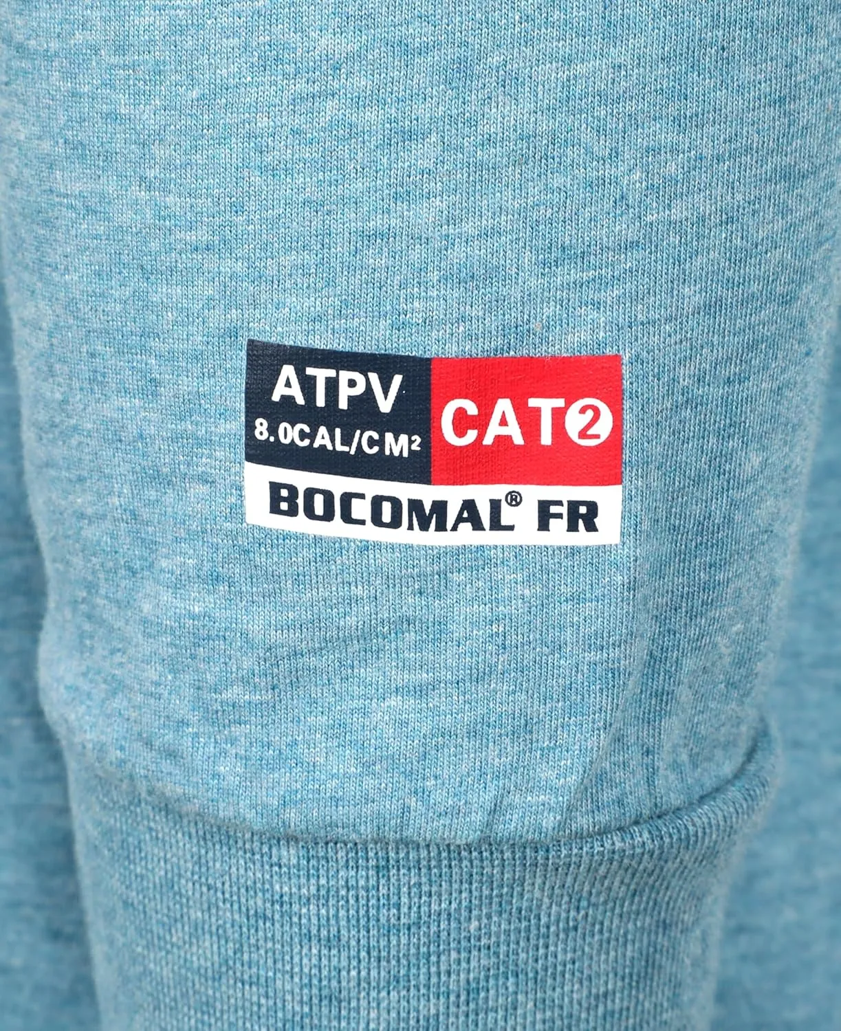 BOCOMAL FR Shirts Summer Vented Mesh Breathable Henley Shirt 5.5oz Flame Resistant CAT2 Work Clothing