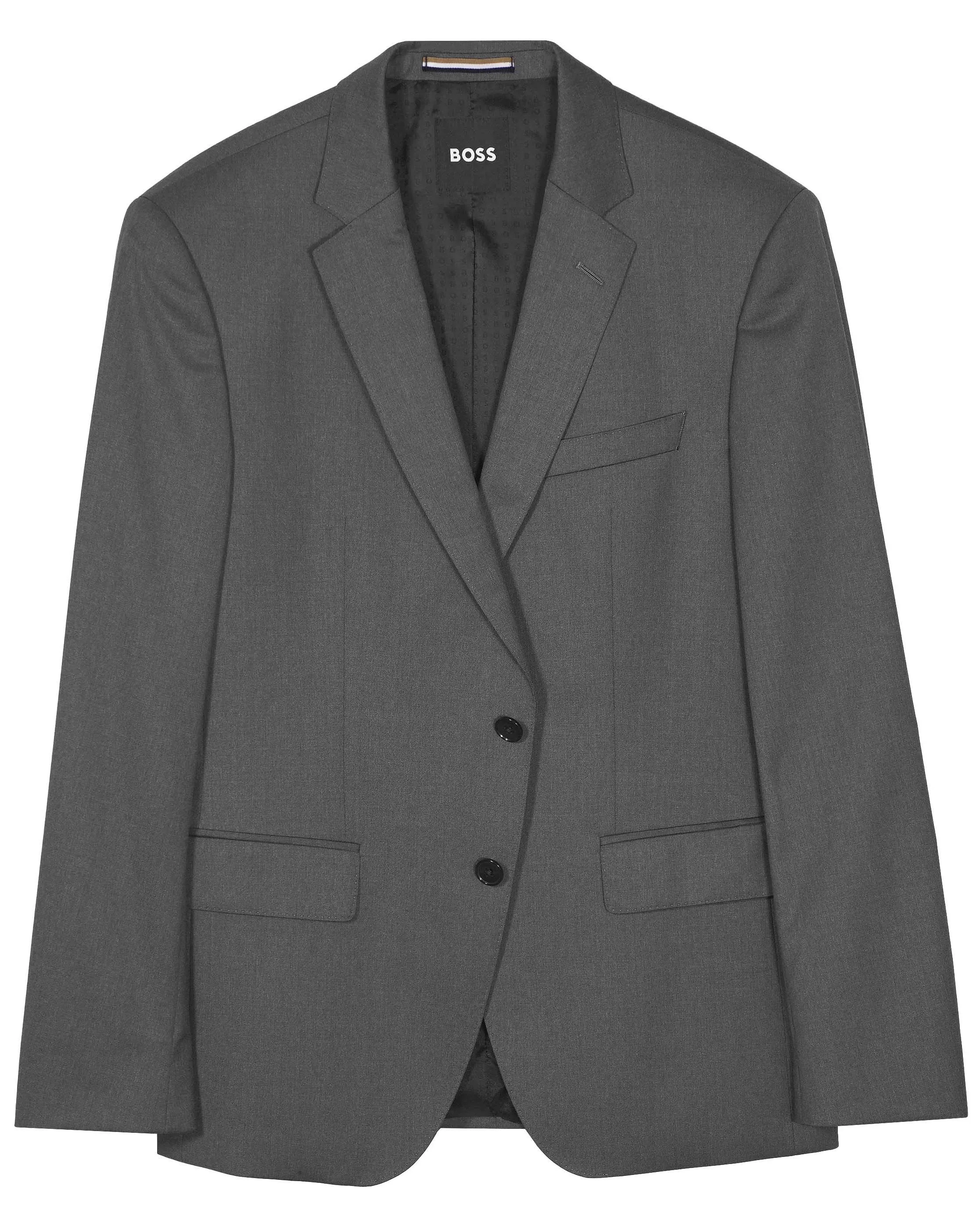 Boss Slim Fit Virgin Wool Serge Jacket - Grey (Piece 1)