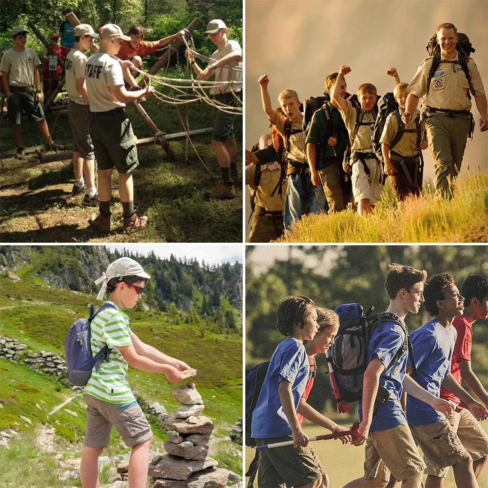 Boys Convertible Hiking Pants Lightweight Quick Dry Zip Off Pants for Kids Youth Outdoor UPF 50  Casual Cargo Trousers