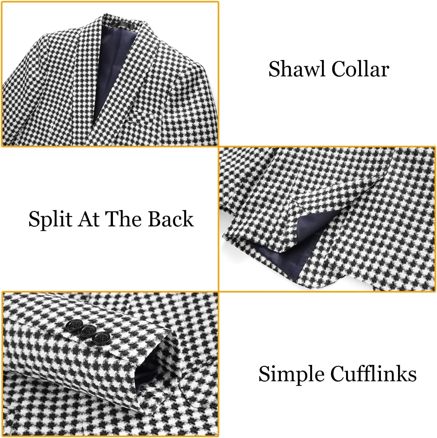 Boys Tuxedo Suit Dress 3 Piece Plaid Clothes Graduation Wedding Formal Outfit Kids Suits for Teenage Boys