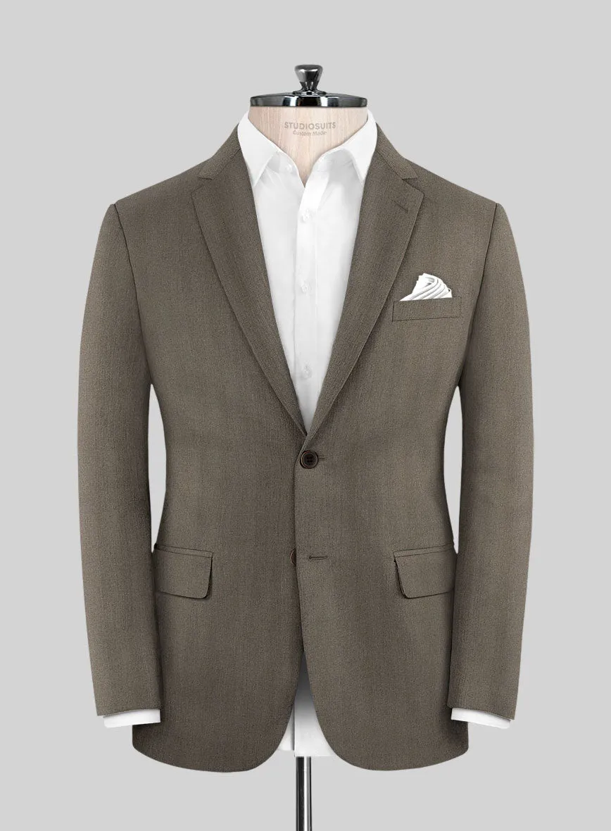 Brown Herringbone Suit