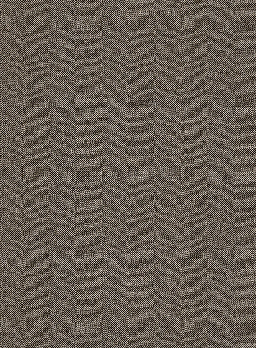 Brown Herringbone Suit
