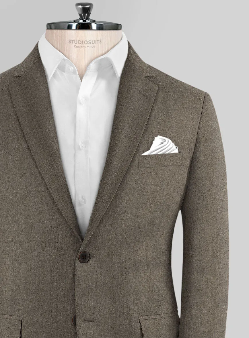Brown Herringbone Suit