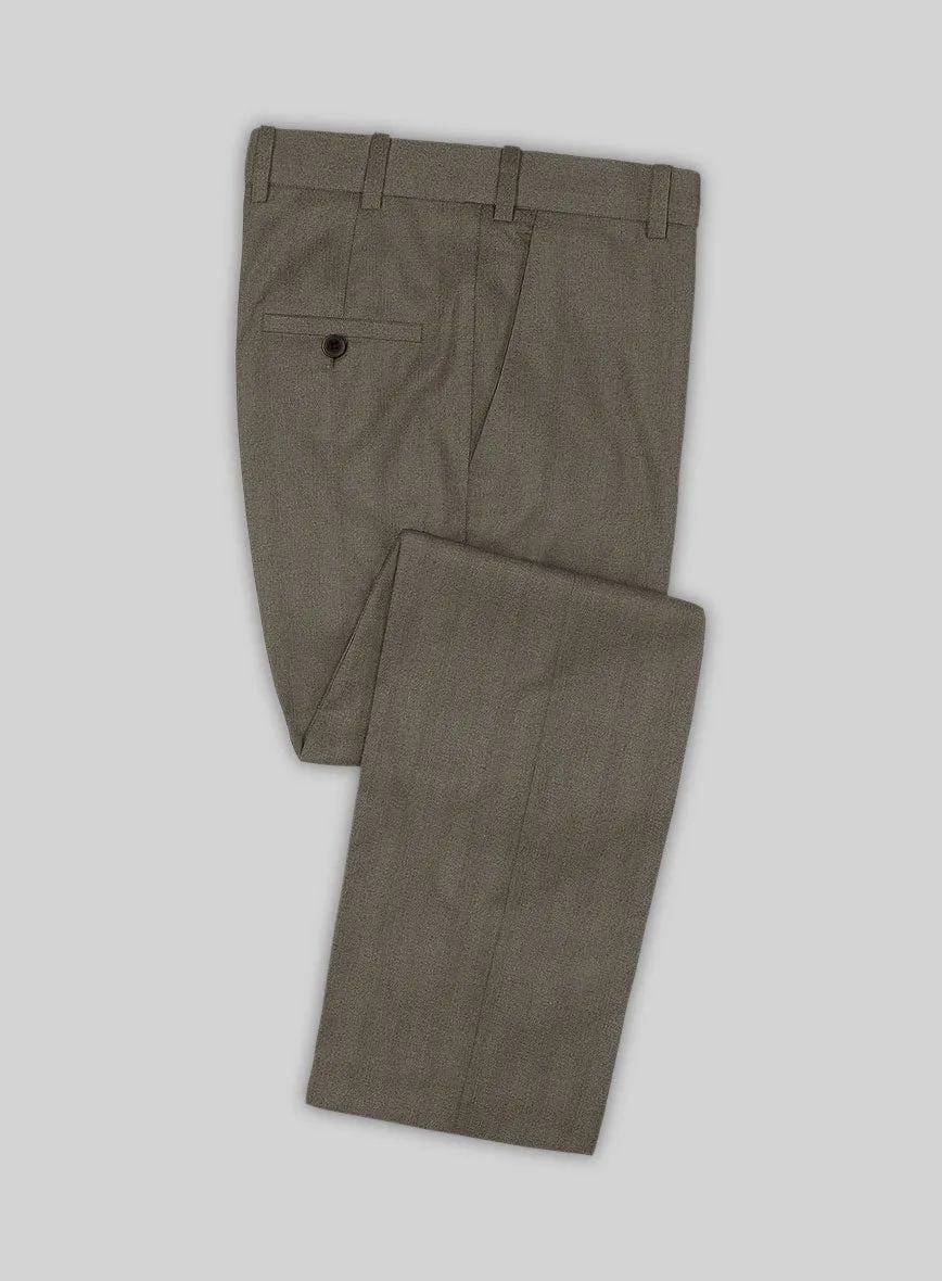 Brown Herringbone Suit