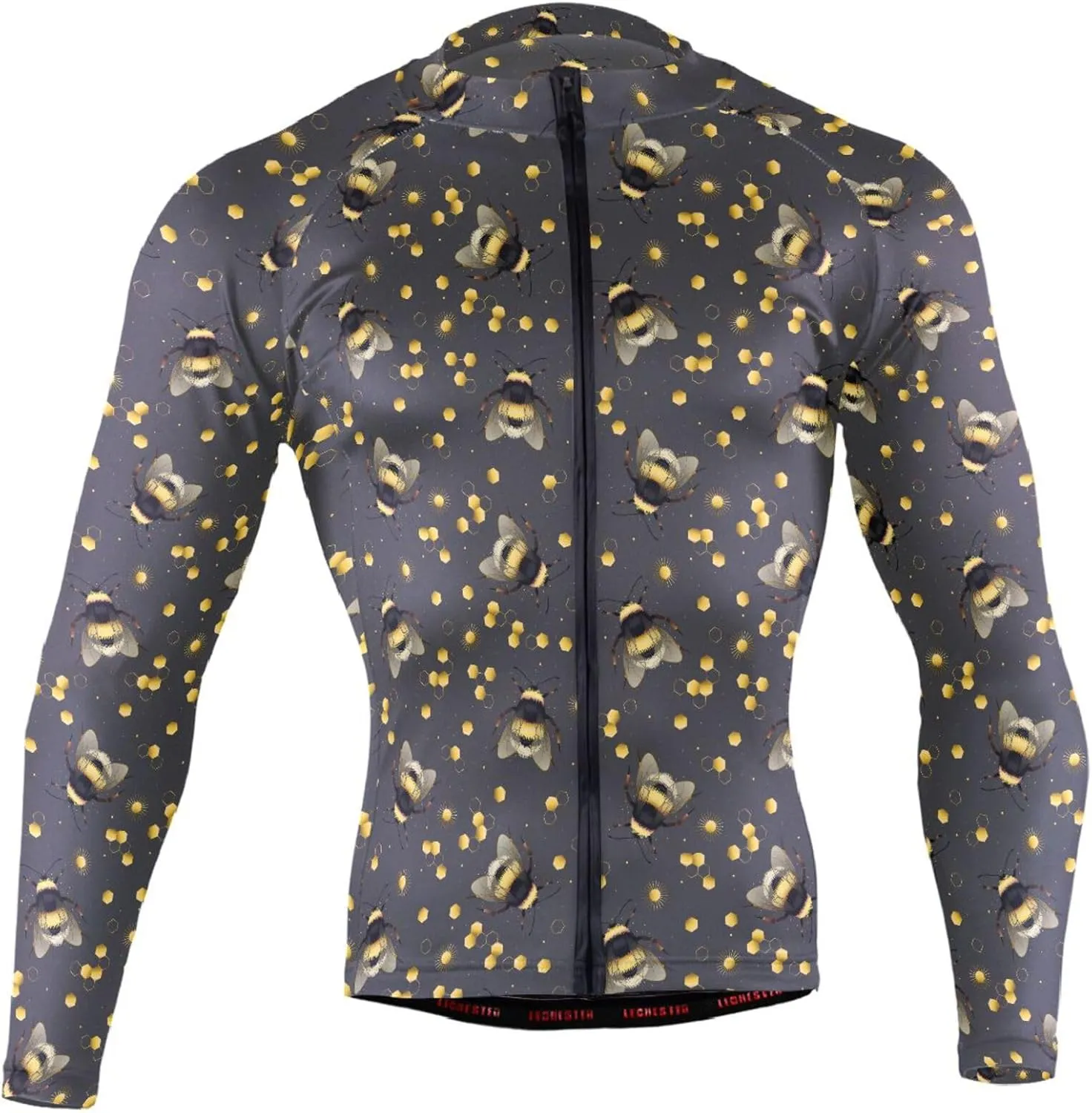 Bumblebee Men's Cycling Jersey Moisture Wicking and Breathable Quick Dry with 3 Rear Pockets