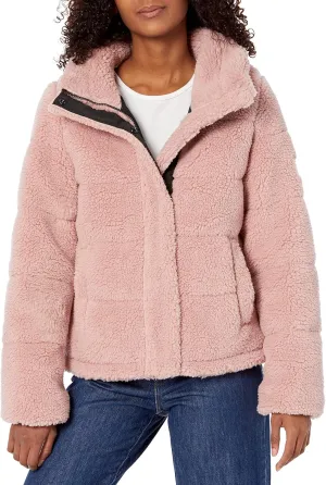 Calvin Klein Women's Faux Sherpa Coat