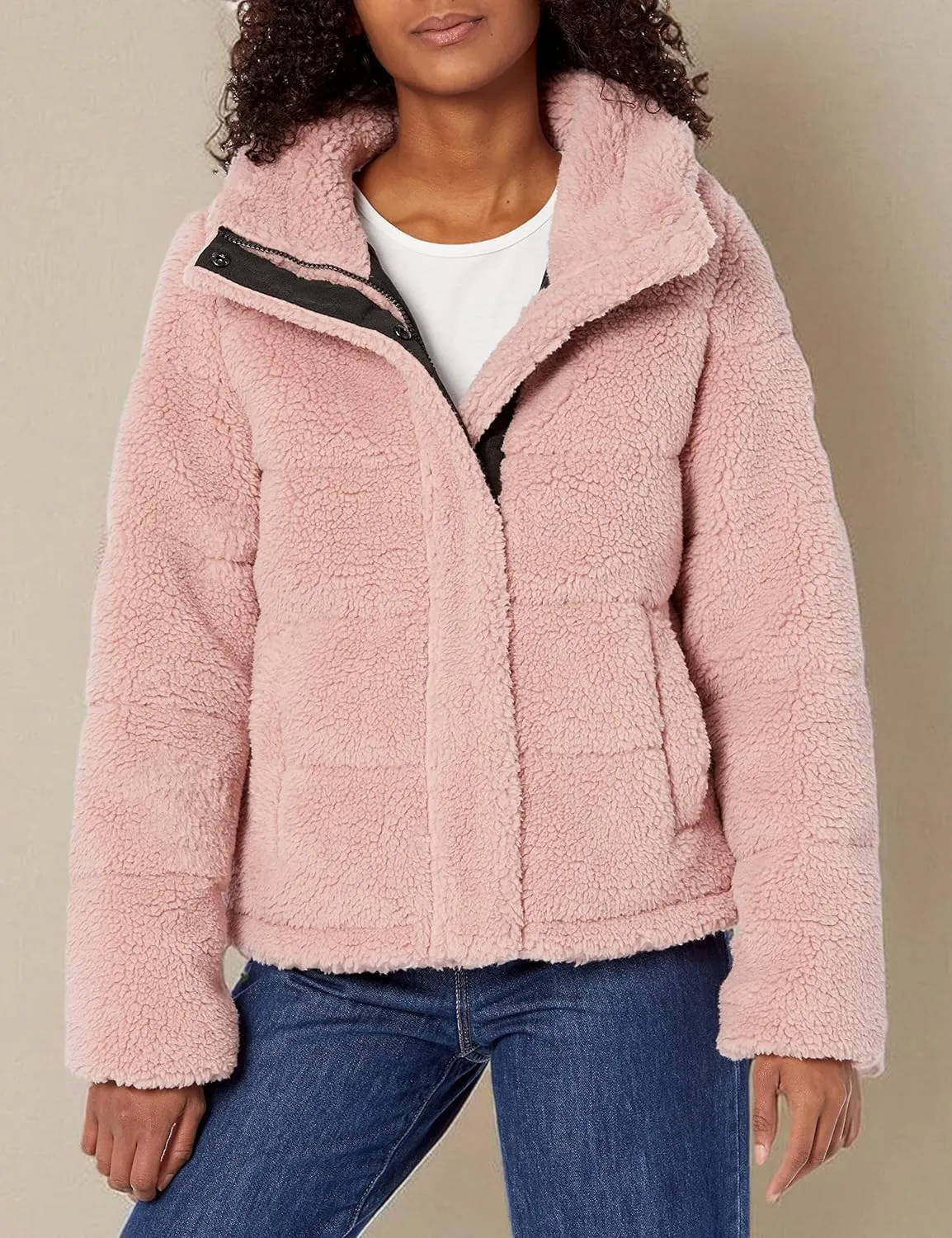 Calvin Klein Women's Faux Sherpa Coat