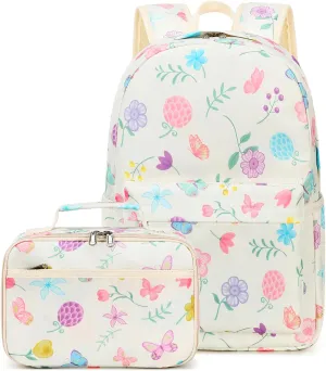 CAMTOP Backpack for Girls Boys Kids School Backpack with Lunch Box Preschool Kindergarten BookBag Set